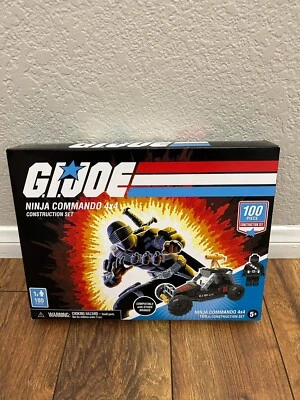 NEW GI Joe Construction Sets Ninja Commando 4x4 Transport & Mini Figure 100pcs - Image 1 of 2