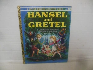 A little golden ACTIVITY book titled HANSEL AND GRETEL 1st edition - Picture 1 of 8