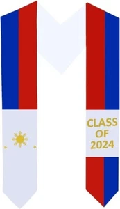 Graduation Sash Class of 2024 | Graduation Stole | Flag Stole-B24 - Picture 1 of 1