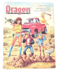 Vintage Dragon Magazine #132 from April 1988 With Oarkwars Game And Map Pull Out - Bild 1 von 9