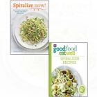 Spiralize Now ,Good Food Eat Well 2 Books Collection Set Paperback NEW