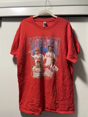 Phillies Baseball Team Tshirt Men’s Size Large - Image 1 of 4