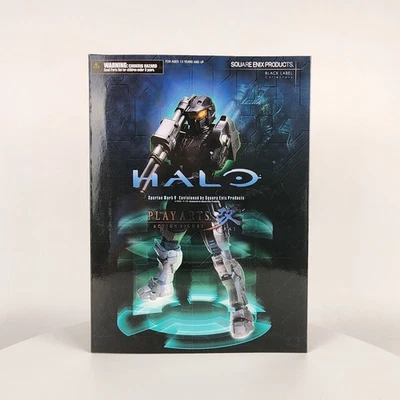 Figura de acción Halo Spartan Mark V Black Play Arts Kai de Square Enix NUEVA Foto 1 de 4