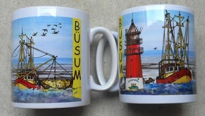 2 x Kaffeepott mit Motiv Büsum - Krabbenkutter. Neuware. - Bild 1 von 2