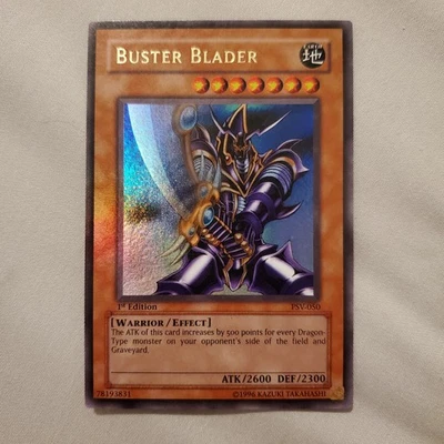 Yu-Gi-Oh! Buster Blader Psv-050 1st Lp Holo Bleed - Image 1 of 4