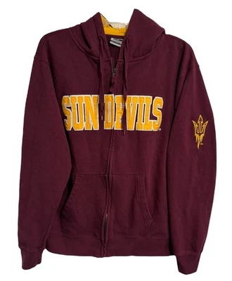 Stadium Athletics ASU Arizona State Sun Devils Full Zip Hoodie Sweatshirt Sz L - Image 1 of 4