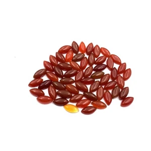 Natural Red Onyx Marquise Cabochon Loose Gemstone Lot 5*10 MM 40 Pcs 50 CT - Picture 1 of 3