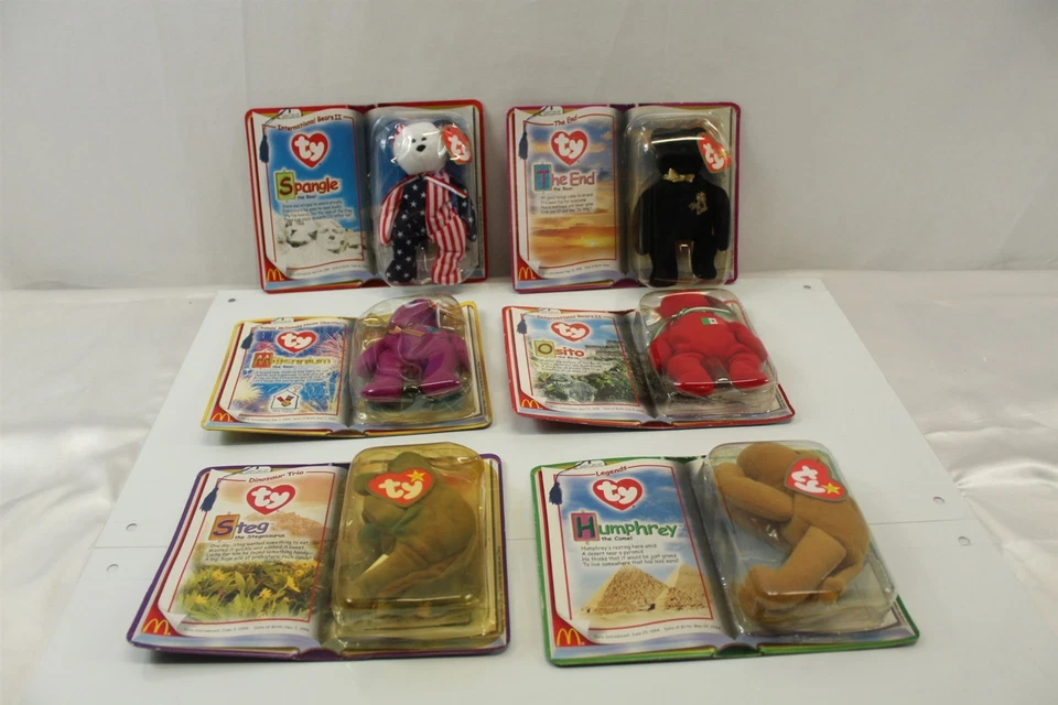 Beanie Babies McDonald's Juguetes en Paquetes Lote de 6 Coleccionables  Foto 1 de 4