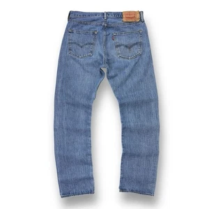 Vintage Levis 501 Jeans Washed Blue Denim Pants Men’s Size W32 L32 - Picture 1 of 21