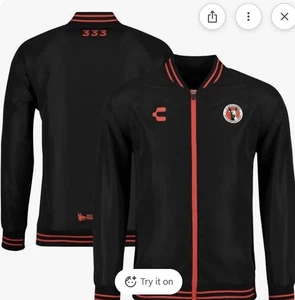 Club Tijuana Xolos Charly Jacke schwarz rot Fußball Soccer Medium neu AUTHENTISCH - Bild 1 von 11