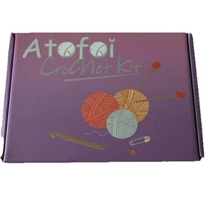 Atofoi Handicrafts Crochet Starter Kit for Beginners Moody Mushrooms - Picture 1 of 9