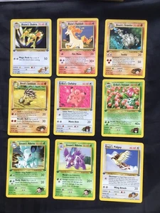 Pokemon Karten: 1. Edition Gym Challenge 61 Karten Non-Holo Lot - Bild 1 von 14