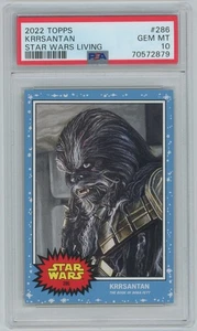 KRRSANTAN (PSA 10) 2022 Topps Star Wars Living Card #286 -879 - Picture 1 of 2