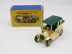 Lesney Yesteryear Y3 Benz Limousine 1910 W/ Box Matchbox - Picture 1 of 10