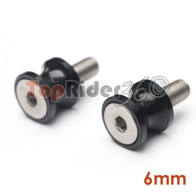 6MM Swing Arm Swingarm Sliders Spools Fit Aprilia Dorsoduro 750 1200 - Image 1 of 4