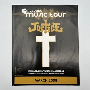 Myspace Music Tour Justice 2008 Promo Print Ad 9"x11" - Picture 1 of 3