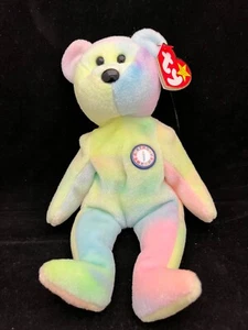 TY Original Birthday Bear, Rainbow 1999 NWMT - Picture 1 of 6