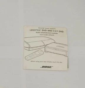 Bose Personal Music Center II Lifestyle DVD & 3-2-1 Software Update - Picture 1 of 2
