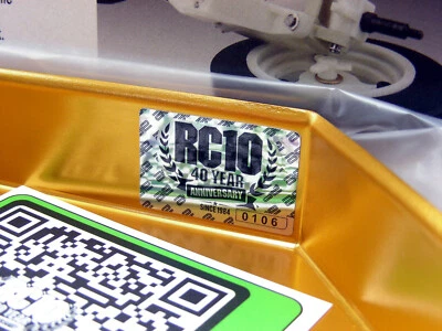 Team Associated RC10 Classic 40th Anniversary #0106 Gold Tub Chassis Fit Vintage - Image 1 of 4