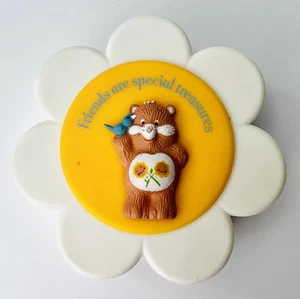 Vintage Care Bears Kunststoff Schmuckschatulle Freunde sind besondere Schätze Freund Bär - Bild 1 von 10