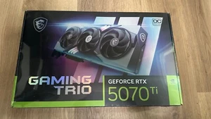 NEW sealed MSI GeForce Gaming Trio RTX 5070 Ti 16G OC Plus in hand ready to ship - Picture 1 of 3