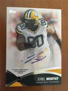 Jerel Worthy - 2012 Topps - Prolific Playmakers Autographs - Green Bay Packers - Bild 1 von 1