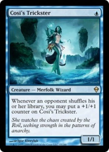 Cosi's Trickster ~ Lightly Played Zendikar MTG Magic UltimateMTG Blue Card - Image 1 of 1