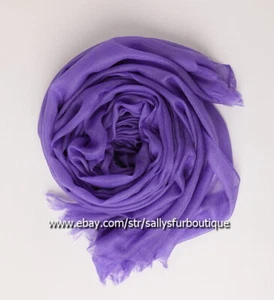 Sallys Pure Mongolian Cashmere 300s Wrap Shawl Ring Scarf Thin Soft 230 * 100 cm - Picture 1 of 131