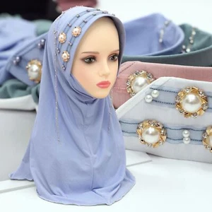 Full Cover Halstuch Hjiab Turban Haube Head Cover Halstuch Islamische Frauen Kopftuch Araber - Bild 1 von 28