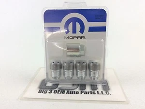 2005 - 2023 Dodge Challenger Charger Chrysler 300 Wheel Lock Lug Nut Kit Key OEM - Picture 1 of 4
