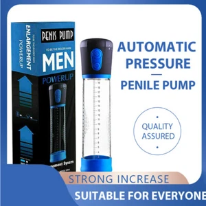 Male Vacuum Penis Pump ED Erectile Enlargement Enlarger Delay Enhancer Growth UK - Picture 1 of 19