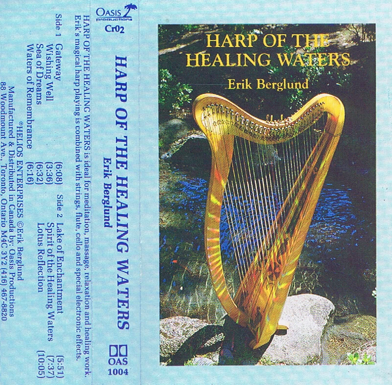 Harp of the Healing Waters cassette Erik Berglund very good New Age healing - Image 1 of 1
