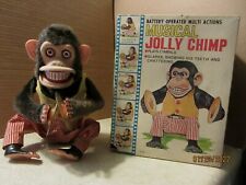 VTG. 1950/60'S DAISHIN / CK MUSICAL "JOLLY CHIMP" CYMBALS TOY MONKEY JAPAN & BOX