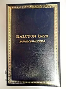 HALCYON DAYS BONBONNIERES Georgian Diamond Brooch of c.1825 HINGED BOX - Picture 1 of 6