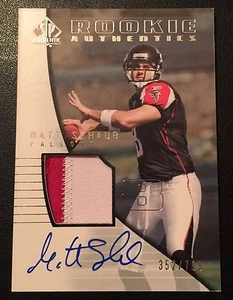 2004 SP AUTHENTIC MATT SCHAUB JERSEY AUTO #187 RC GAME WORN USED 352/799 - Bild 1 von 2