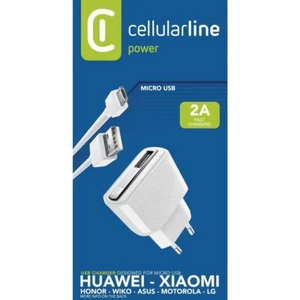 cellularline power chargeur mural prise micro usb 2A rapide universel - Photo 1 sur 1