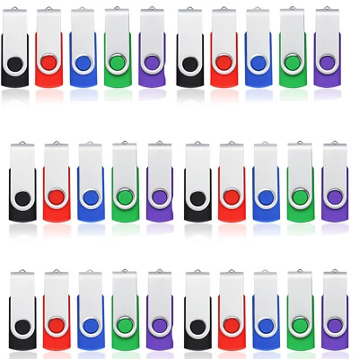 Venta al por mayor 5/10/30 PIEZAS Metal Estilo Giratorio USB Unidad Flash 1GB 2GB 4GB 8GB 16GB 32G Foto 1 de 4