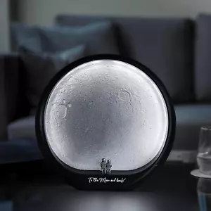 Astronaut Couple Lunar Lamp Moon Light 3D Moon Rechargeable Night Light Gift Hom - Picture 1 of 12