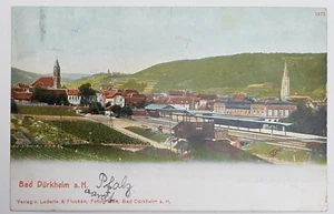 AK Bad Dürkheim - mit Bahnhof 1929 color - Bild 1 von 2