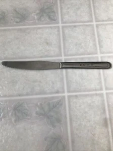 Coltello seghettato Ekco EKS7 geometrico inox USA lucido posate - Foto 1 di 3