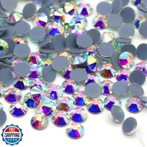 Hotfix Rhinestones Flatback Glass Rhinestone 288PCS SS30 5.8-6.2MM Round Gems - Picture 1 of 5