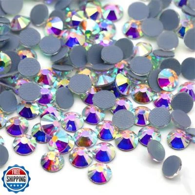 Hotfix Rhinestones Flatback Glass Rhinestone 288PCS SS30 5.8-6.2MM Round Gems - Image 1 of 4