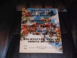 1974 IDAHO JV VS WASHINGTON STATE JV FOOTBALL PROGRAM EX-MINT - Picture 1 of 1