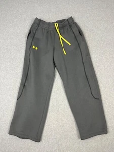 Under Armour Sweatpants Youth M Gray Rival Fleece Elastic Waist Drawstring - Picture 1 of 9