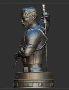 Blade  Bust Resin Sculpture Statue Model Kit  size choices! Unpainted/Unassemble - Picture 1 of 2