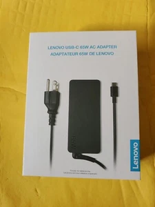 Brand New Lenovo USB-C 65W AC Adapter - Picture 1 of 4