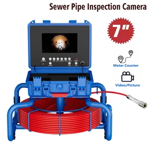 Kanal 7 mm Endoskop Rohr Inspektionskamera mit Videoaufnahme Messgerät Zähler - Bild 1 von 22