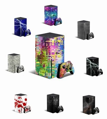 Xbox Series X Skin Design Wrap Aufkleber Konsole + Controller Skins Cover Schutz - Bild 1 von 4