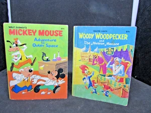 2 Big Little Books - 1968 Mickey Mouse & 1967 Woody Woodpecker - Softcover - Picture 1 of 16