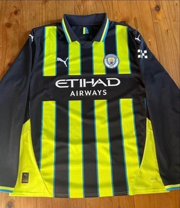 Camiseta de manga larga PUMA Manchester City 2024-25 visitante XL tecnología ... - Imagen 1 de 5